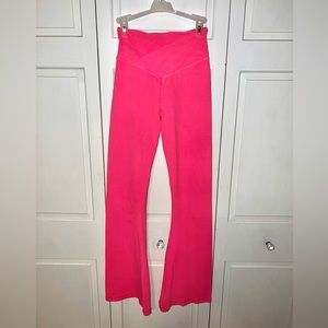 victoria’s secret pink crossover flare leggings